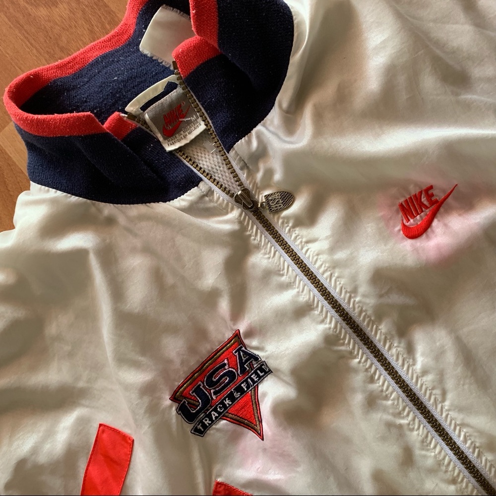 Vtg Nike USA Windbreaker